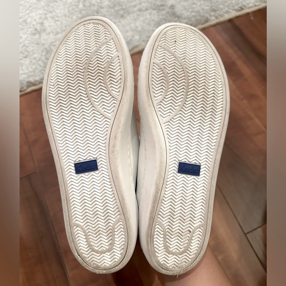 Keds - Women’s Ace Leather Sneaker - White/Metal Rose Gold - Size 5.5 - Picture 7 of 9